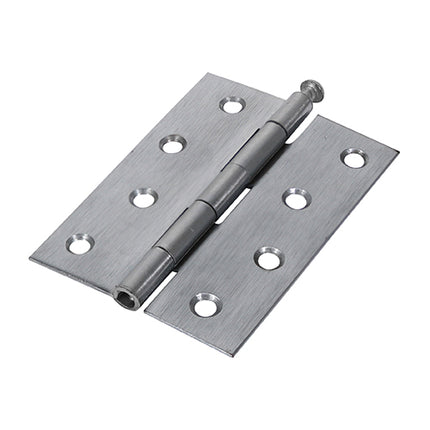 Timco Plain Butt Hinge Satin Chrome, Steel, Lime