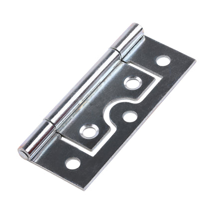 Timco Flush Hinge (105), Zinc Steel