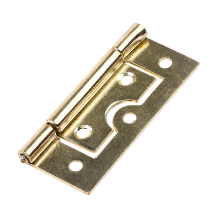 Timco Flush Hinge (105), Electro Brass Steel