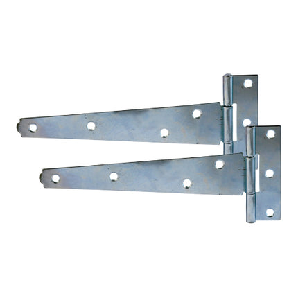 Timco Pair Of Light Tee Hinges, Zinc Steel