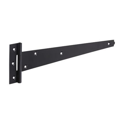 Timco Pair Of Light Tee Hinges, Black Steel