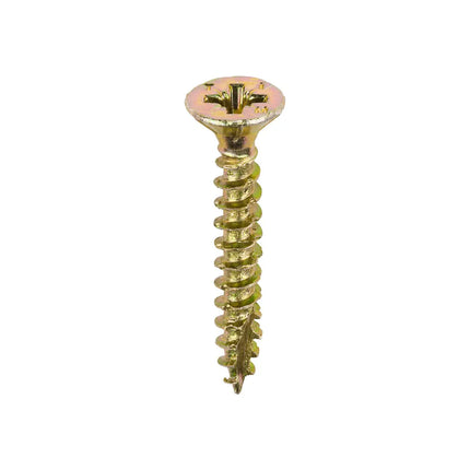 TIMCO Velocity Premium Multi-Use Screws PZ Double Countersunk Yellow 