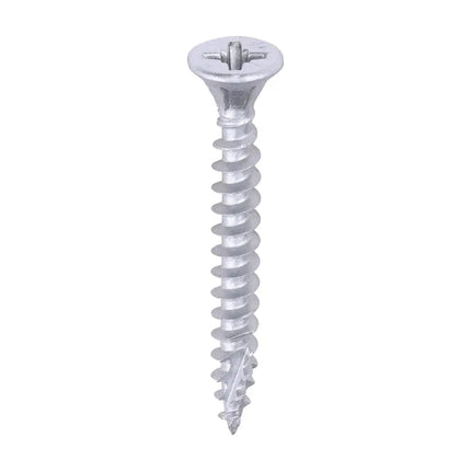 TIMCO C2 Exterior Strong-Fix PZ Twin Cut Double Countersunk Silver Organic 
