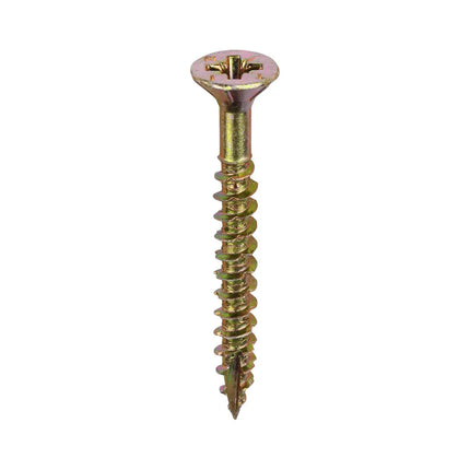 TIMCO Velocity Premium Multi-Use Screws PZ Double Countersunk Yellow 