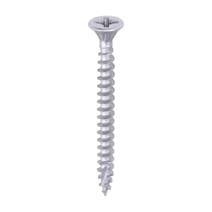TIMCO C2 Exterior Strong-Fix PZ Twin Cut Double Countersunk Silver Organic 