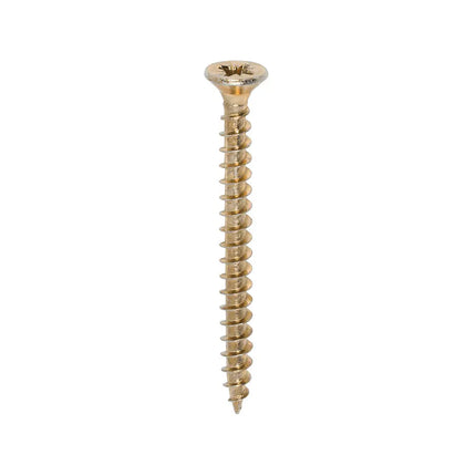 TIMCO Solo Chipboard Woodscrews PZ Double Countersunk Single Thread Yellow 
