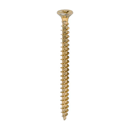 TIMCO Solo Chipboard Woodscrews PZ Double Countersunk Single Thread Yellow 
