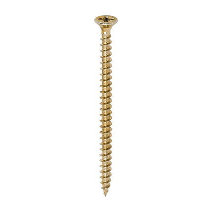 TIMCO Solo Chipboard Woodscrews PZ Double Countersunk Single Thread Yellow 