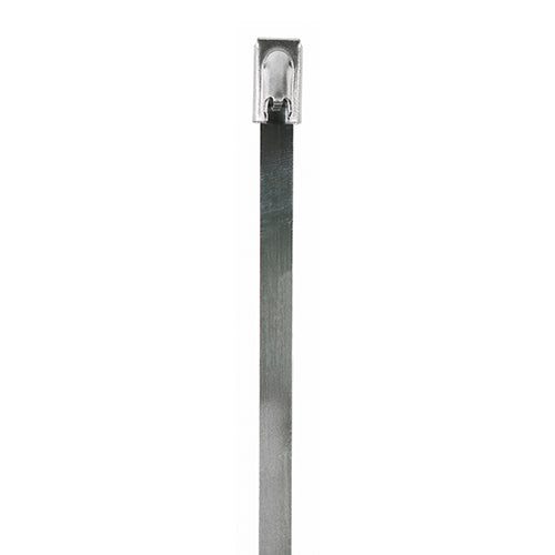 Timco Cable Ties, Stainless Steel Silver, Tan