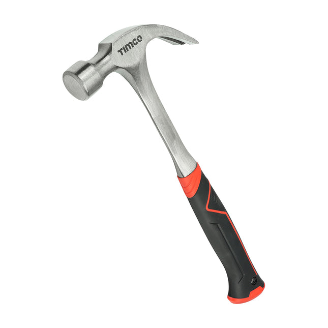 Timco Claw Hammer, One Piece Plastic, Rubber, Steel, Lime
