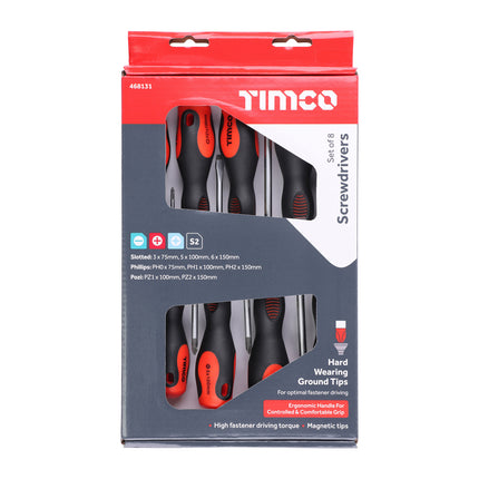 Timco Screwdriver Set Steel