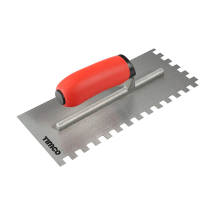 Timco Adhesive Trowel, Square Notch Steel, Lime