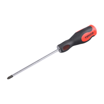 Timco Screwdriver, Pozi Steel, Lime, Tan