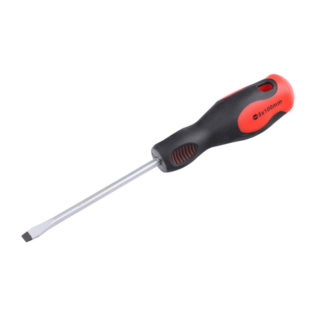 Timco Screwdriver, Slotted Steel, Lime, Tan