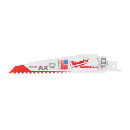 Milwaukee Wood With Nails: Heavy Duty Ax Demolition Blades (230mm x 5 Tpi - 5 pc), Bi-Metal
