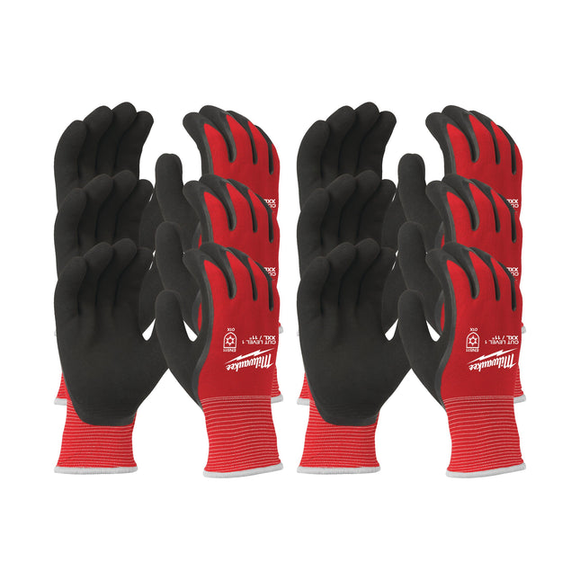 Milwaukee Pack Winter Cut A Gloves (- 7/S - 12pc), of 12, Impact Rated