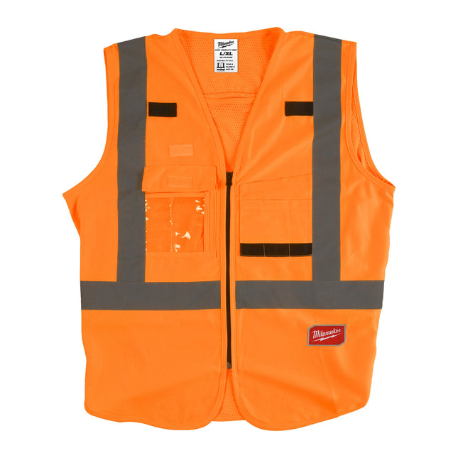 Milwaukee High-Visibility Vest Orange (- S/M), High Visibility