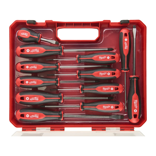 Milwaukee Screwdriver (Tri-lobe S/Driver Stubby set - 2pc), Pack of 2, Magnetic