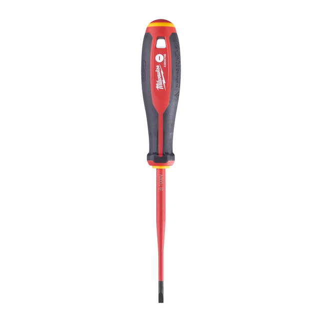 Milwaukee Screwdriver (Tri-Lobe VDE - Slotted 1.0 x 5.5 x 125), Trade Rated