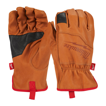 Milwaukee Leather Gloves (- 8/M - 1pc), Impact Rated