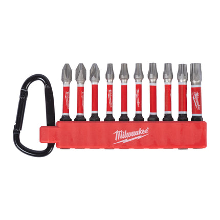 Milwaukee Shockwave Impact Duty Carabiner Set 2 (10 Pc) (ShW CD 2), Pack of 10