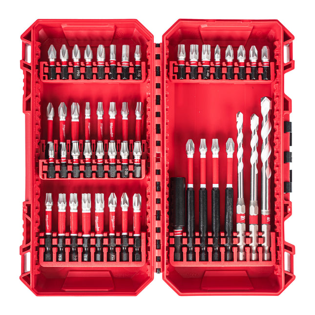 Milwaukee Bit Set (SHOCKWAVE Impact Duty 75 pc), Pack of 75