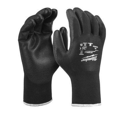 Milwaukee Hi-Vis Cut A Gloves (Pack - L/9), of 12, Impact Rated
