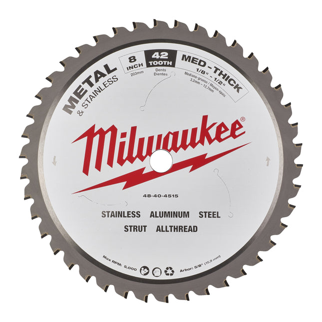 Milwaukee Saw Blade (CSB P W 165 x 15.87 x 1.6 x 24ATB), Carbide Tip