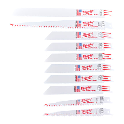Milwaukee Blade (Sawzall Set 3), Pack of 12, Cutting Accessory