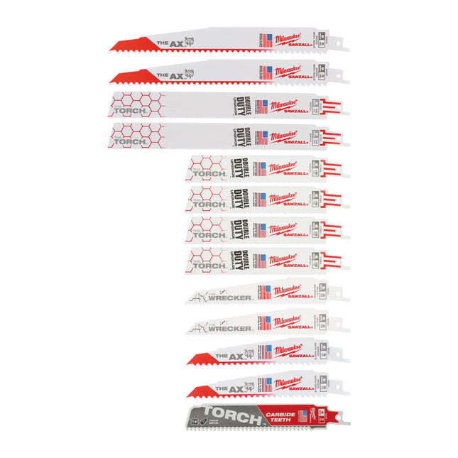 Milwaukee Blade (Sawzall Set 5), Pack of 5, Carbide Tip