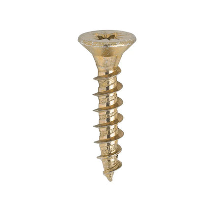 TIMCO Solo Chipboard Woodscrews PZ Double Countersunk Single Thread Yellow 