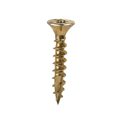 TIMCO C2 Clamp-Fix TX Double Countersunk Ribbed Woodscrews Twin-Cut Yellow 