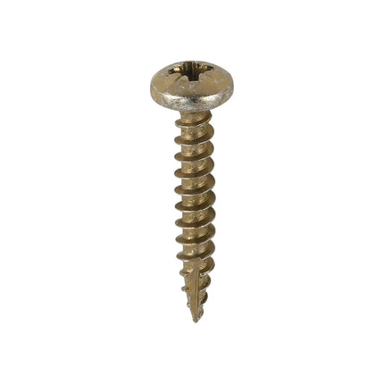 TIMCO Classic Multi-Purpose PZ Pan Head Screws Yellow Zinc Carbon 