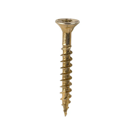 TIMCO C2 Clamp-Fix TX Double Countersunk Ribbed Woodscrews Twin-Cut Yellow 