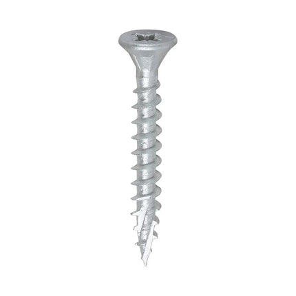 TIMCO C2 Exterior Strong-Fix PZ Twin Cut Double Countersunk Silver Organic 