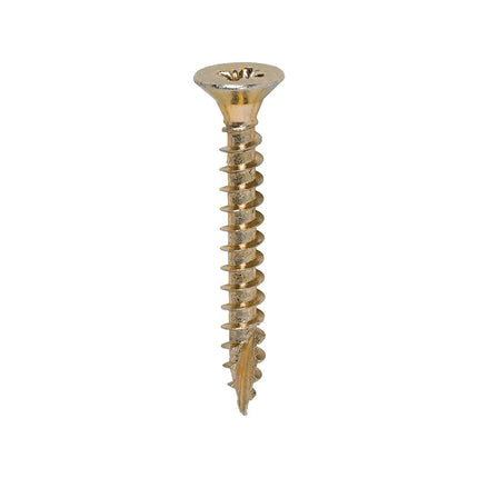 TIMCO Classic Multi-Purpose Screws PZ Double Countersunk Zinc Yellow Carbon 