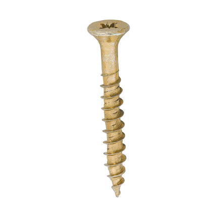 TIMCO Velocity Premium Multi-Use Screws PZ Double Countersunk Yellow 