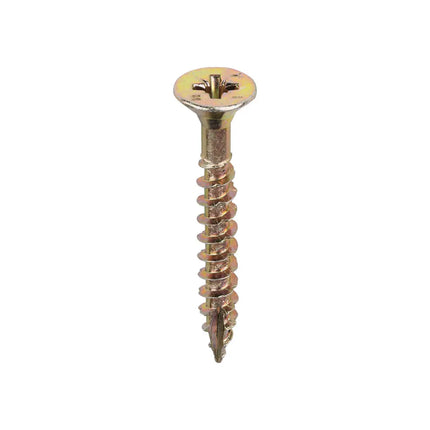 TIMCO Velocity Premium Multi-Use Screws PZ Double Countersunk Yellow 