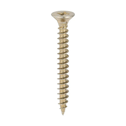 TIMCO Classic Multi-Purpose Screws PZ Double Countersunk Zinc Yellow Carbon 