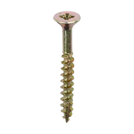 TIMCO Velocity Premium Multi-Use Screws PZ Double Countersunk Yellow 