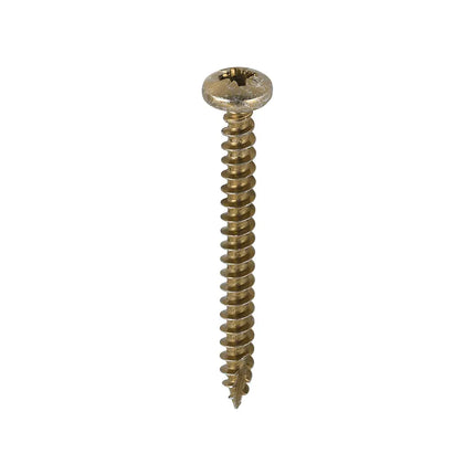 TIMCO Classic Multi-Purpose PZ Pan Head Screws Yellow Zinc Carbon 