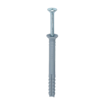 Timco Nylon Hammer Fixing, Pz, Zinc Steel