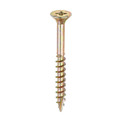 TIMCO Velocity Premium Multi-Use Screws PZ Double Countersunk Yellow 