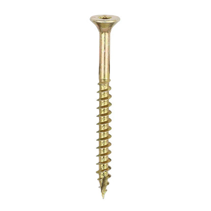 TIMCO C2 Clamp-Fix TX Double Countersunk Ribbed Woodscrews Twin-Cut Yellow 