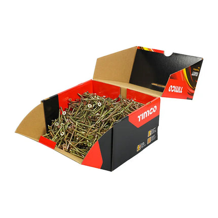 TIMCO Velocity Premium Multi-Use Screws PZ Double Countersunk Yellow 