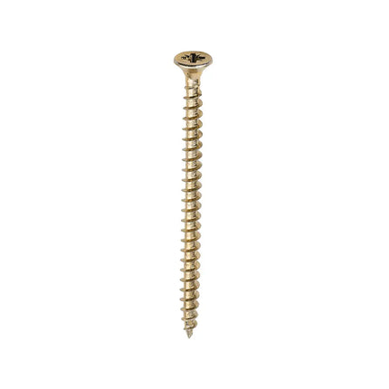 TIMCO Solo Chipboard Woodscrews PZ Double Countersunk Single Thread Yellow 