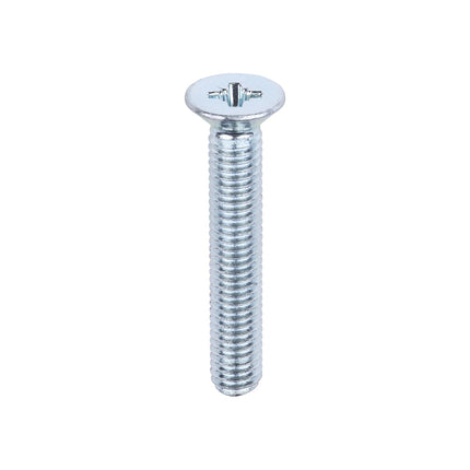 Timco Metric Threaded Machine Screws Steel, Zinc, Lime, Clear