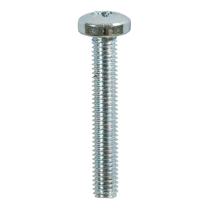 Timco Metric Threaded Machine Screws Steel, Zinc, Lime, Clear
