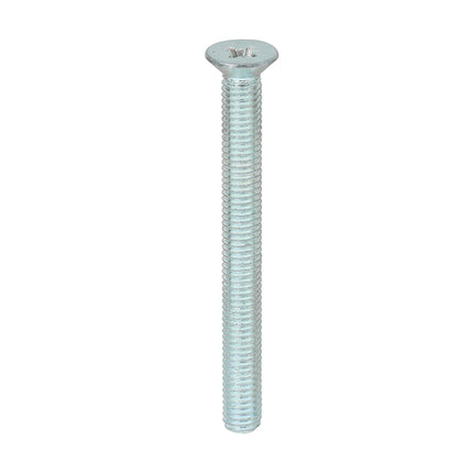 Timco Metric Threaded Machine Screws Steel, Zinc, Lime, Clear