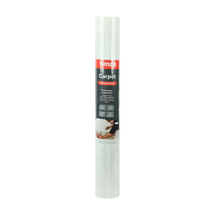 Timco Protective Film, For Carpet Plastic, Clear